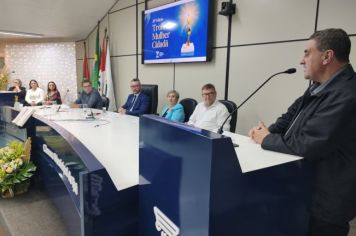 Foto - Sessão Solene de entrega do Troféu Mulher Cidadã 2024