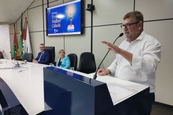 Foto - Sessão Solene de entrega do Troféu Mulher Cidadã 2024