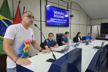 Foto - Sessão Solene do Troféu Líder Comunitário Arcelino Albrecht e Menção Honrosa ao Servidor Público Municipal Aposentado - 09/12/24