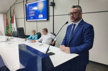 Foto - Sessão Solene de entrega do Troféu Mulher Cidadã 2024