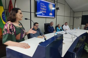 Foto - Sessão Solene de entrega do Troféu Mulher Cidadã 2024