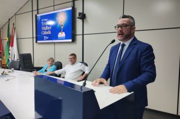 Foto - Sessão Solene de entrega do Troféu Mulher Cidadã 2024