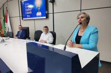 Foto - Sessão Solene de entrega do Troféu Mulher Cidadã 2024