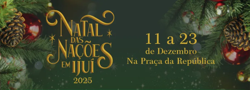 Natal das Nações 2025 ocorre de 11 a 23 de dezembro