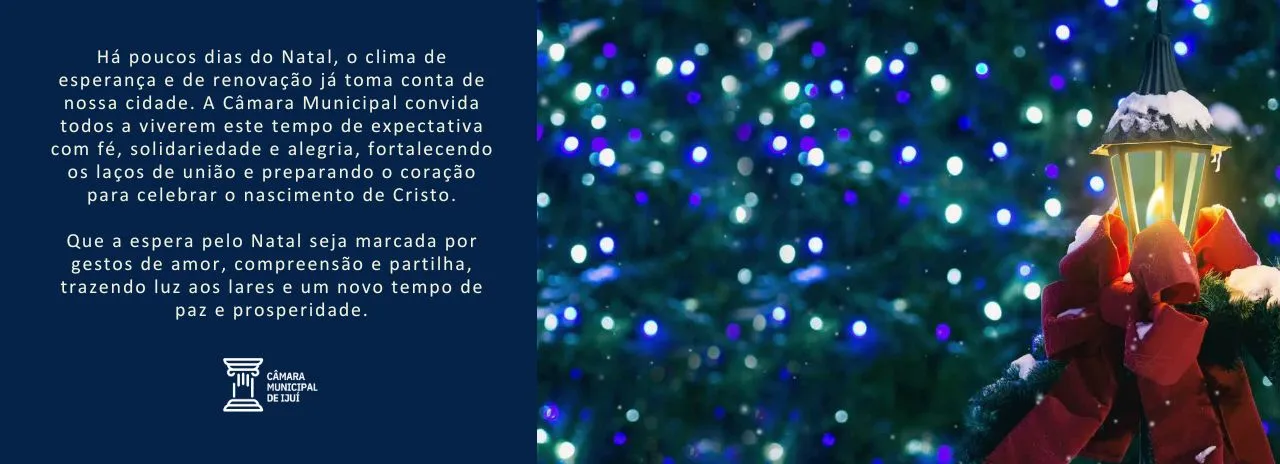 O Natal se aproxima e renova a esperança