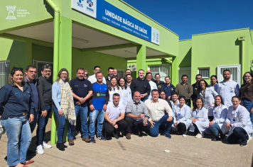 Legislativo prestigia inauguração de nova Unidade Básica de Saúde no município