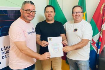 Presidente do Legislativo de Ijuí recebe pedido de apoio da Associação Ijuí Futsal