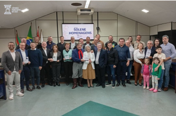 Sessão Solene da Câmara Municipal celebra contribuições à comunidade ijuiense