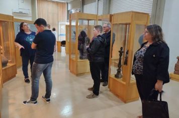Vereadores e assessores visitam o Museu Antropológico Diretor Pestana 