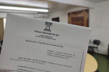 Resolução extingue a CPI da Expofest