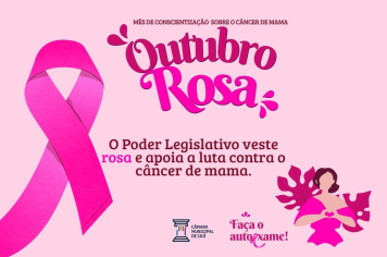 Poder Legislativo apoia a Campanha Outubro Rosa