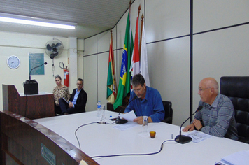 Sessão contou com a presença de Representantes da Diretoria da Associação dos Moradores do Centro de Ijuí