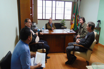 Integrantes do Sindiágua/RS estiveram na Câmara de Vereadores