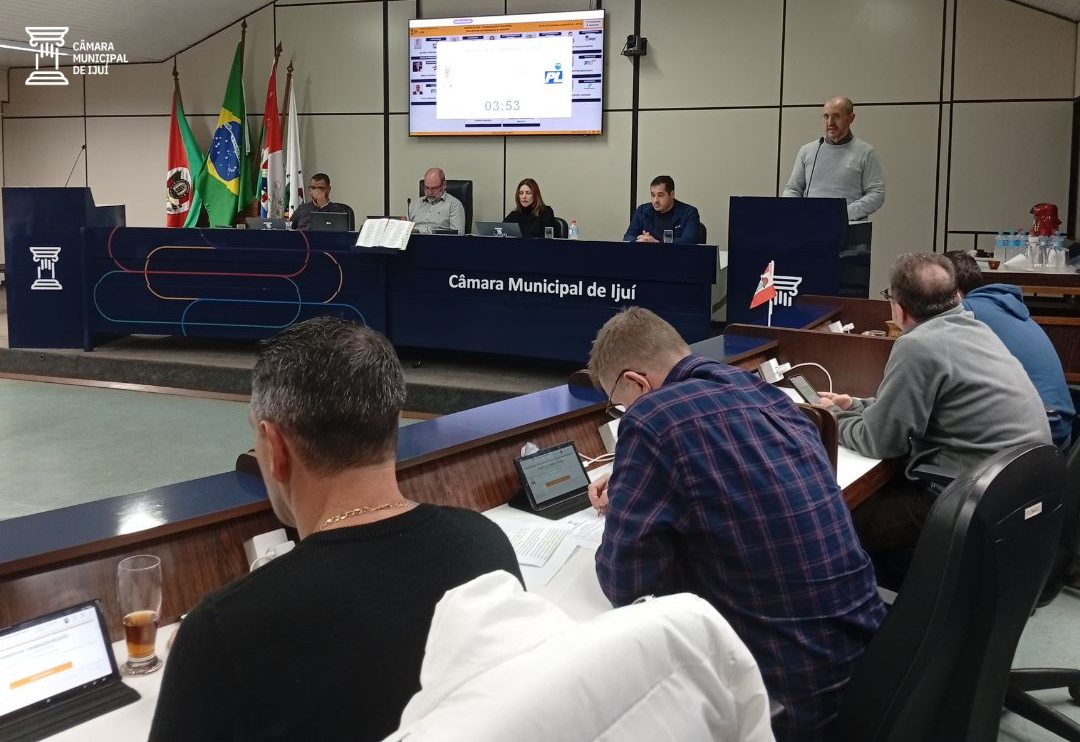 Confira as deliberações da última Sessão Plenária do Legislativo Ijuiense
