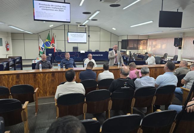 Mesa Diretora do Legislativo de Ijuí apresenta balanço das ações de 2024
