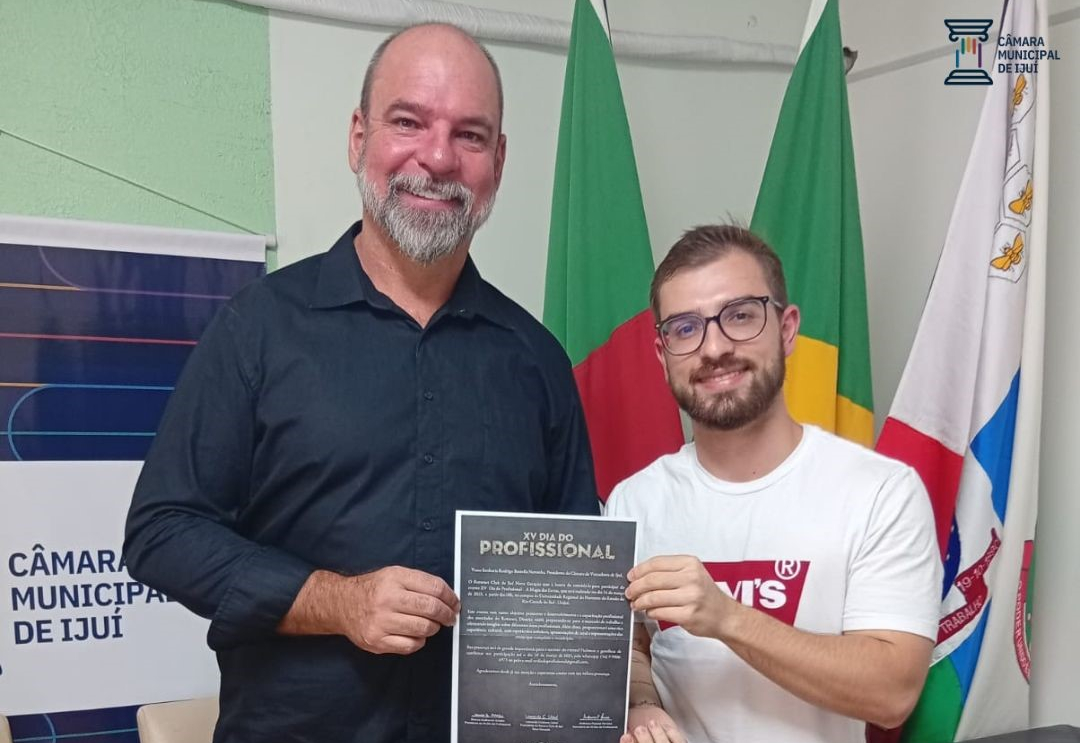 Rotaract Club de Ijuí Convida Câmara de Vereadores para o XV Dia do Profissional