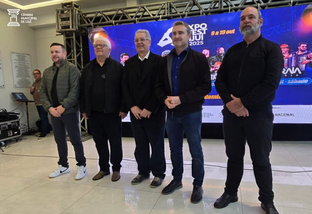 Poder Legislativo marca presença na divulgação de shows da Expofest 2025