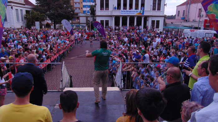 Revezamento da Tocha Olímpica aconteceu hoje em Ijuí
