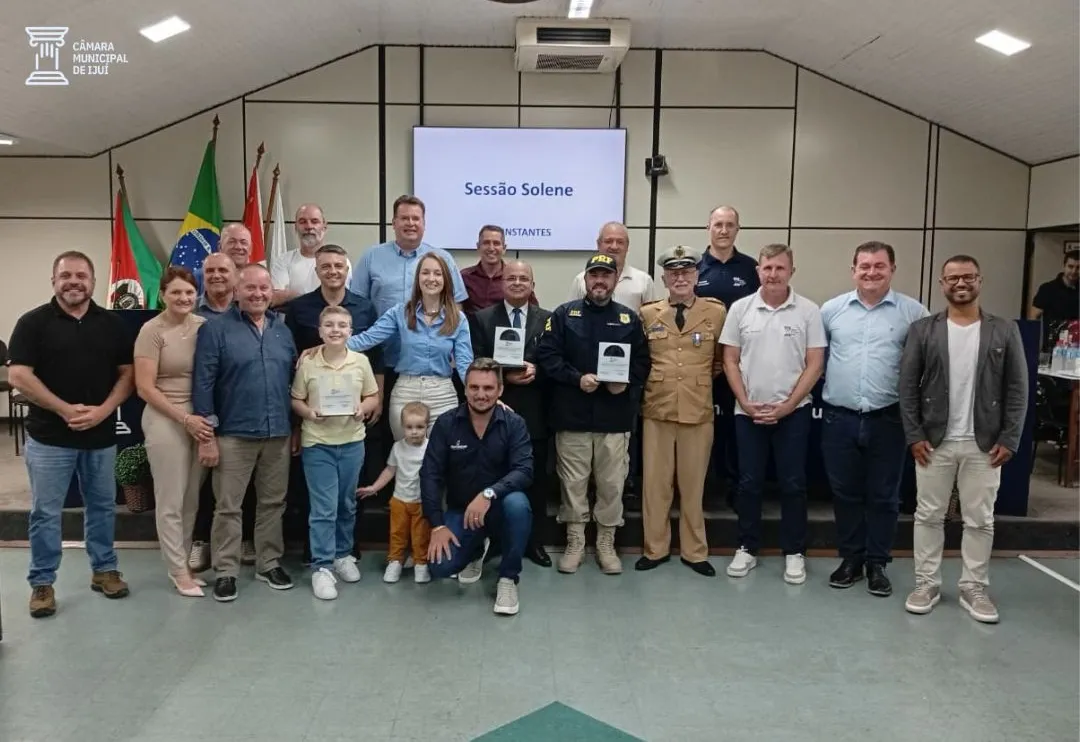 Câmara de Ijuí celebra trajetória de entidades locais em Sessão Solene antes do recesso 