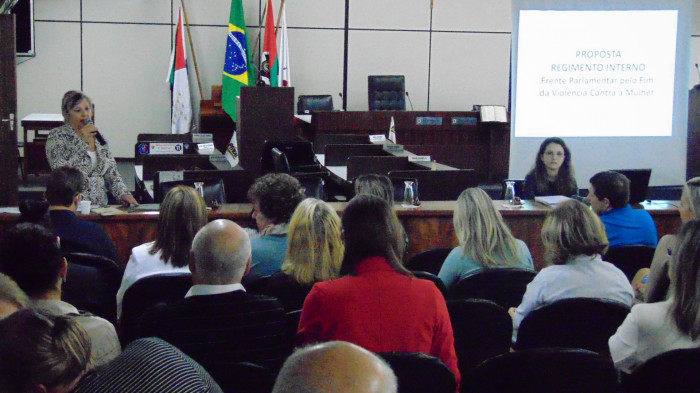 Frente Parlamentar pelo Fim da Violência Contra a Mulher reuniu-se na manhã de hoje
